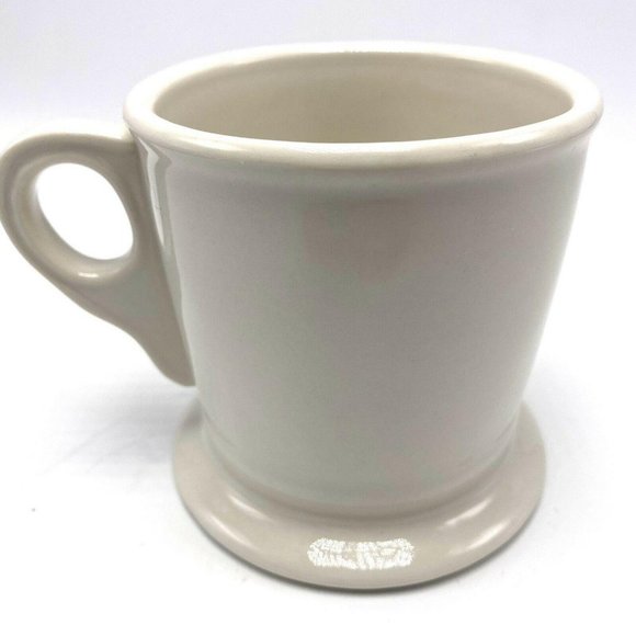 Anthropologie C Monogram Mug White Black Coffee Tea Ceramic Letter C - Picture 3 of 5